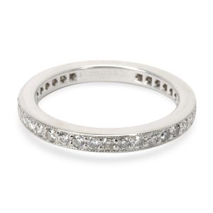 Tiffany Co Legacy Diamond Eternity Wedding Band in Platinum 038 CTW Chanel Matelasse Chain Shoulder Bag