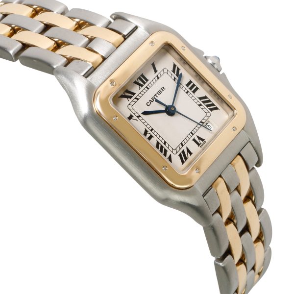 099684 rv 286774ae 67a8 4152 b9de 103cca979894 Cartier Panther W25028B6 Unisex Watch in 18kt Stainless SteelYellow Gold