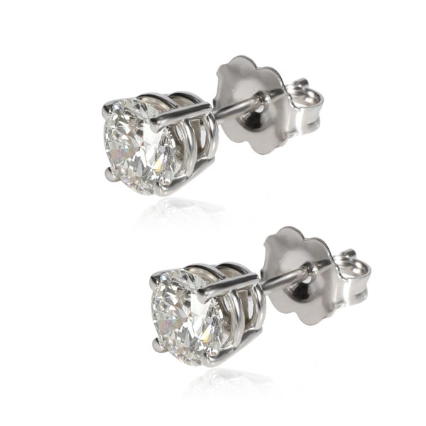 099744 sv 5c748344 dfc8 457f 88f3 c9c8d72ad2f7 GIA Certified Diamond Stud Earring in 14K White Gold G H VVS1VVS2 113 CTW