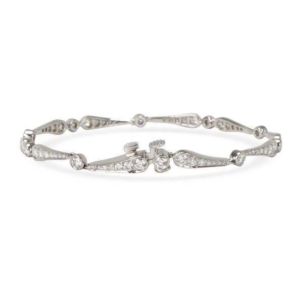 099855 bv Tiffany Co Jazz Diamond Bracelet in Platinum 17 CTW