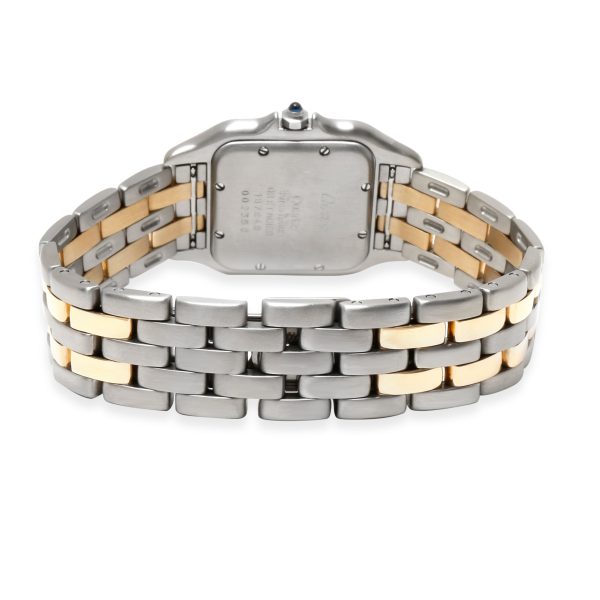 099914 bv 2545edf0 c948 4445 84f8 ee35fca206b0 Cartier Panther 187949 Unisex Watch in 18kt Stainless SteelYellow Gold