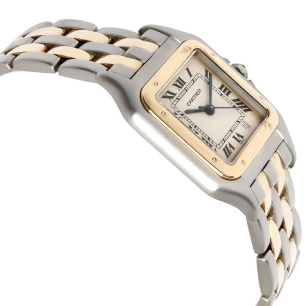 099914 rv 0650216d 3d85 4fb7 b7e9 a1456e3c8ef9 Cartier Panther 187949 Unisex Watch in 18kt Stainless SteelYellow Gold