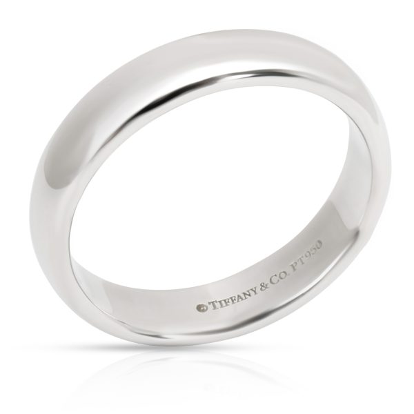 Band Platinum Tiffany Co Classic Wedding Band in Platinum 45 mm