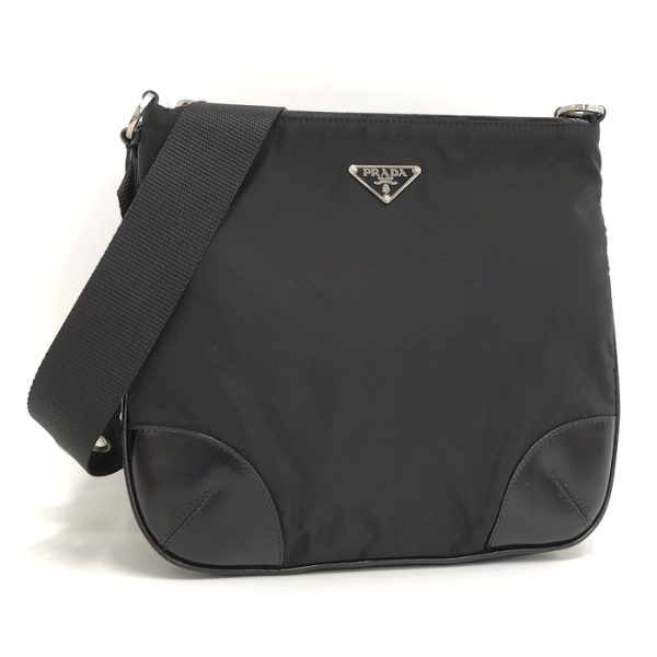 1 Prada Shoulder Bag Nylon Black