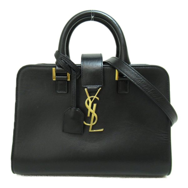 1 Saint Laurent Cabas Shoulder Bag Calf Black