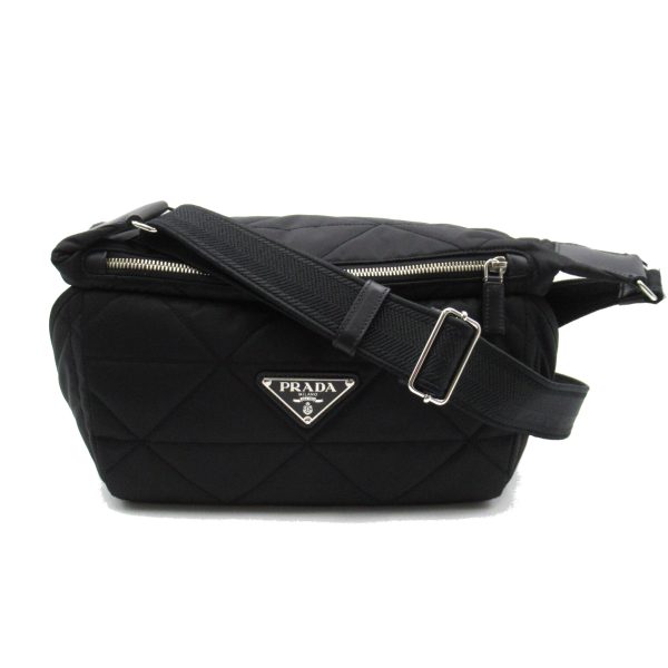 1 Prada Nylon Stitch Shoulder Bag Black