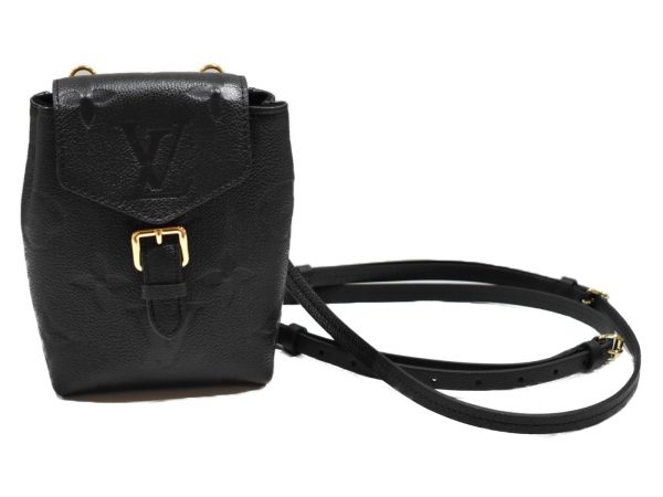 1 Louis Vuittion Tiny Backpack Empreinte Black Leather 2WAY Body Bag Bag Pack