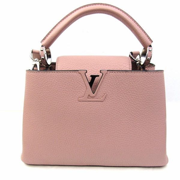 1 Louis Vuitton Capucines BB Shoulder Bag Taurillon Leather Magnolia