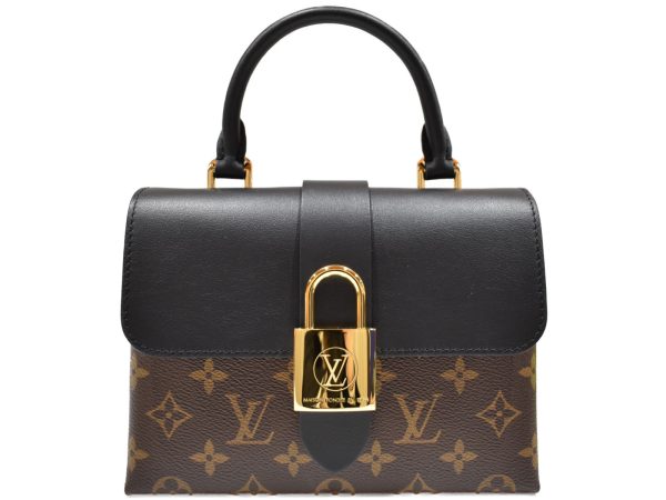 1 Louis Vuitton Locky BB Monogram Smooth Leather Noir Black Handbag Shoulder Bag Gold Hardware