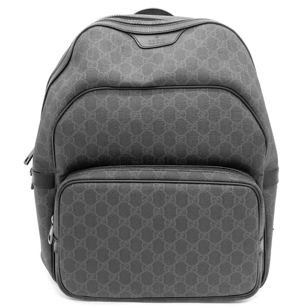 1 Gucci Rucksack Backpack GG Leather Black
