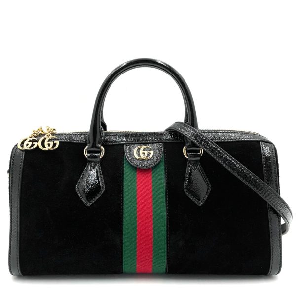 1 Gucci GG Medium Handbag Boston Bag Black