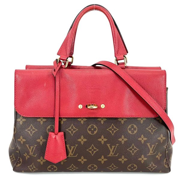 1 Louis Vuitton Venus Shoulder Bag Handbag Red Sleaze Brown