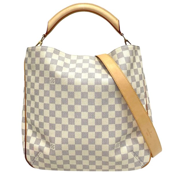 1 Louis Vuitton Damier Azur Sophie Shoulder Bag White