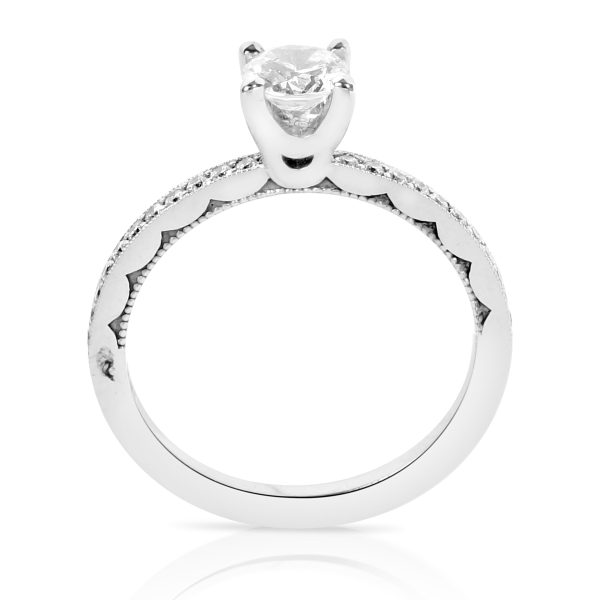 Rings Tacori Diamond Engagement Ring Setting in 18K White Gold 016 CTW