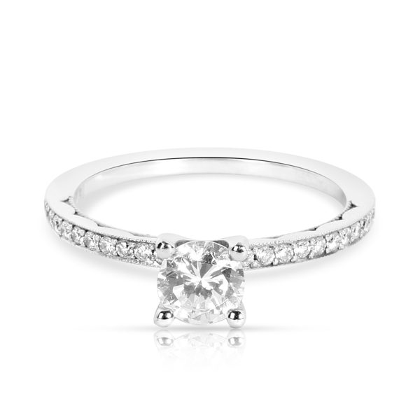 Tacori Tacori Diamond Engagement Ring Setting in 18K White Gold 016 CTW