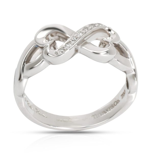 100432 pv 2135953b 5dbf 485d 8a82 6d23d1fa50cd Tiffany Co Loving Heart Infinity Diamond Ring in 18K White Gold 005 CTW