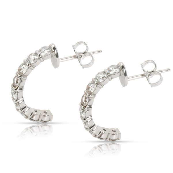 100446 sv efa0a358 e2b8 4d1f 9e3a b73c5b1e1465 Diamond Half Hoop Earring in 14K White Gold 200 CTW