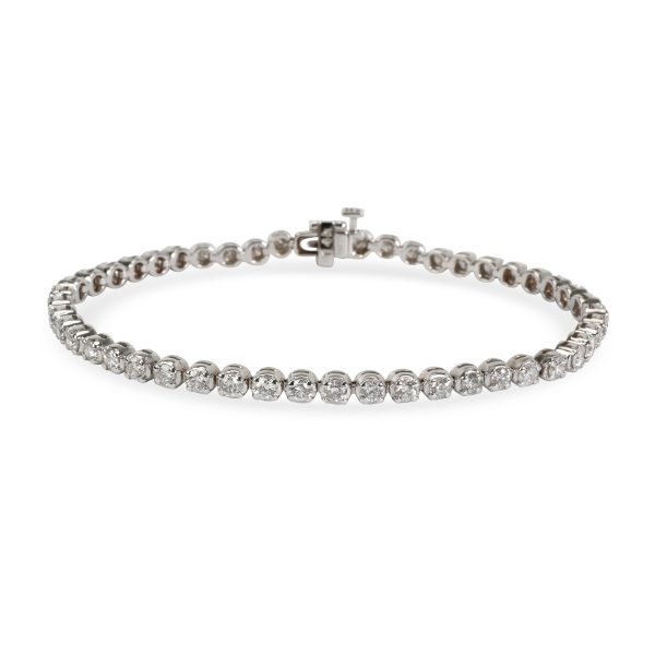 IGI Certified Diamond Tennis Bracelet in 14K White Gold H I I1 I2 35 CTW IGI Certified Diamond Tennis Bracelet in 14K White Gold H I I1 I2 35 CTW