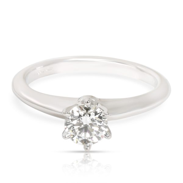 Tiffany Co Tiffany Co Classic Solitaire Diamond Engagement Ring in Platinum G VS1 041