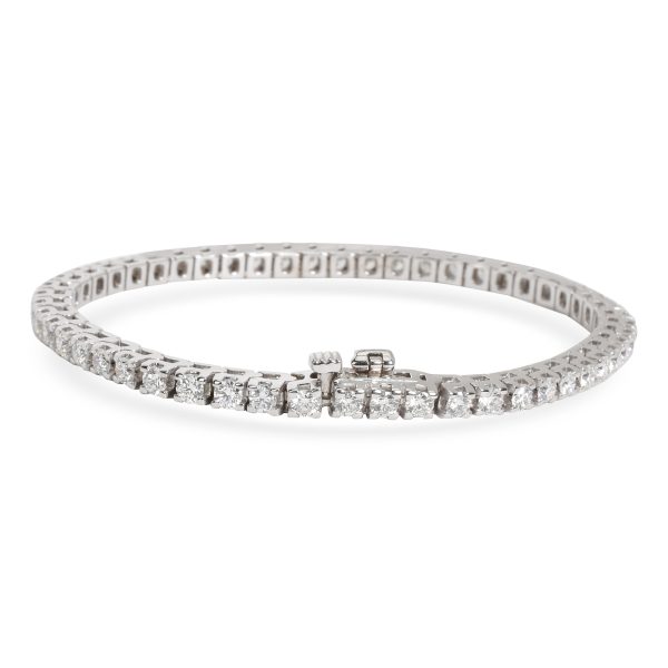 100696 bv 834e97b9 231f 43db b9fe f4dd4ebd77f8 Four Prong Diamond Tennis Bracelet in 18K White Gold G H VS 364 CTW