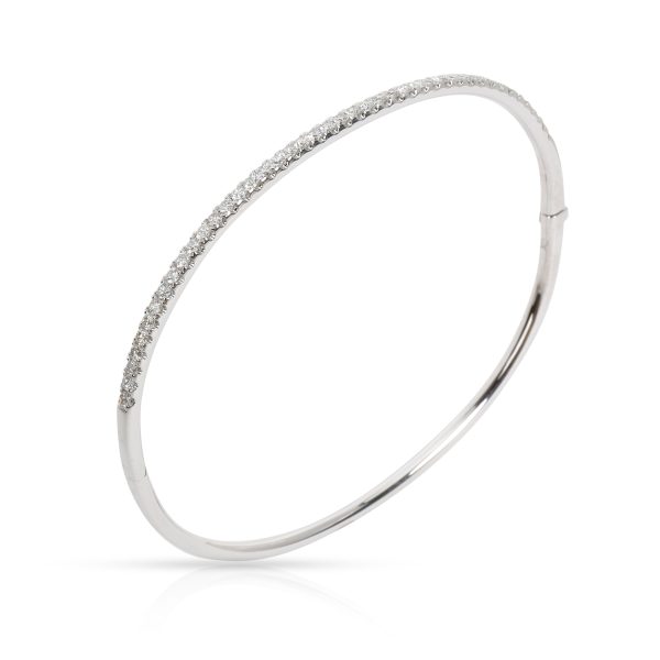 100704 pv bd6cb200 32d0 4490 9c50 72f6ac5f716d Nicole Rose Halfway Diamond Oval Bangle in 18K White Gold 075 CTW