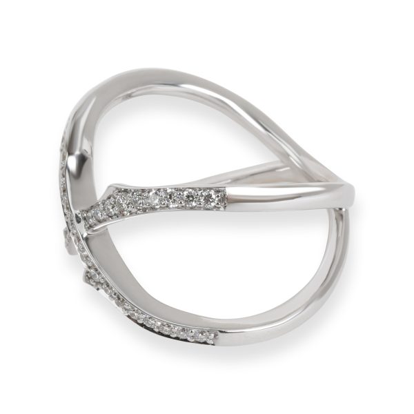 Ring White Gold Stephen Webster Crossover Diamond Thorn Ring in 18K White Gold 039 CTW