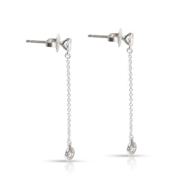 100748 sv 3123b202 6aaf 4ab5 9bd9 8ed603d14288 Tiffany Co Elsa Peretti Diamond by the Yard Drop Earring in Platinum 039 CTW