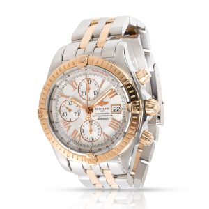 Breitling Chronomat Evolution C13356 Mens Watch in 18kt Stainless SteelGold Cartier Trinity Diamond Necklace in 18K 3 Tone Gold 005 CTW