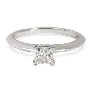 Tiffany Co Princess Diamond Engagement Ring in Platinum I VS2042 CTW Cart