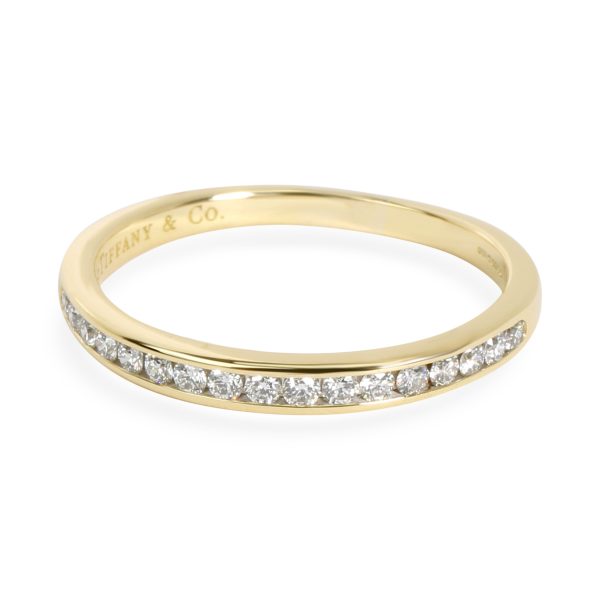 Tiffany Co Tiffany Co 17 Stone Diamond Wedding Band in 18K Yellow Gold 018 CTW