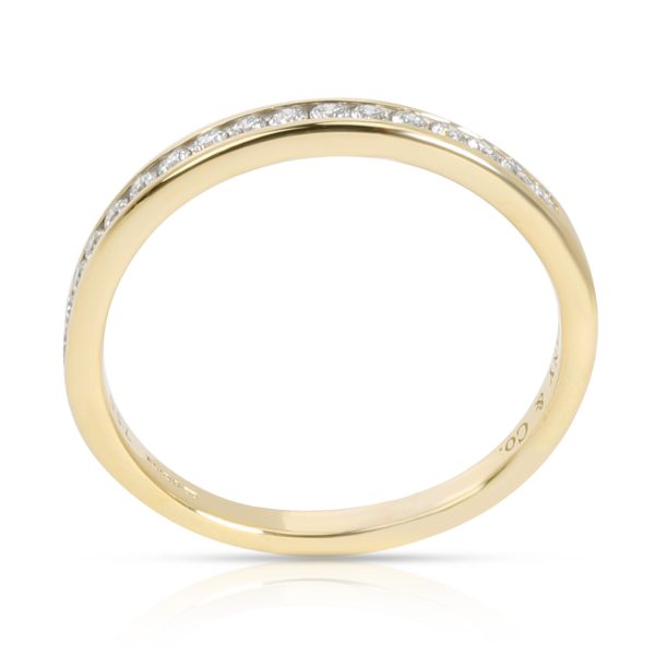 tiffany co 17 stone diamond wedding band in 18k yellow gold 0 18 ctw Tiffany Co 17 Stone Diamond Wedding Band in 18K Yellow Gold 018 CTW