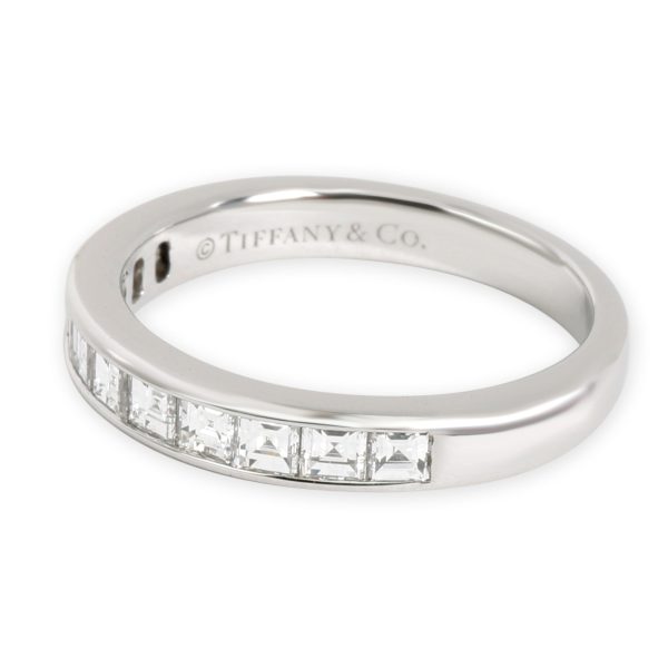 Band Platinum Tiffany Co 9 Stone Asscher Diamond Band in Platinum 1 CTW