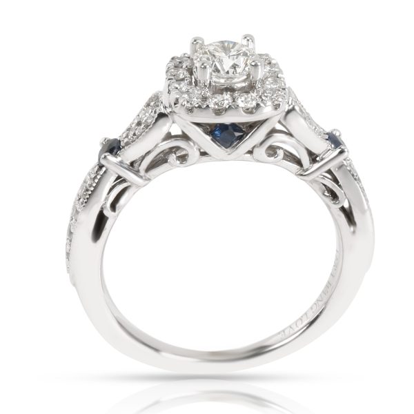 100816 pv 94d3fbb2 63fd 418b 8f84 82fc69f0d78c Vera Wang Love Collection Diamond Blue Sapphire Vintage Style Ring in 14K Gold