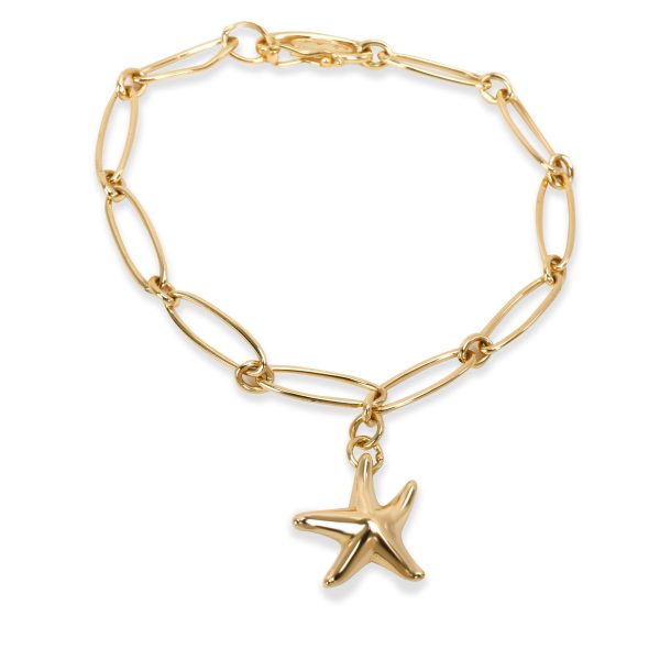 Tiffany Co Elsa Peretti Starfish Charm Bracelet in 18K Yellow Gold Tiffany Co Elsa Peretti Starfish Charm Bracelet in 18K Yellow Gold