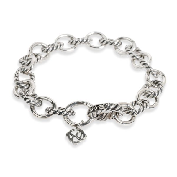 100887 bv 69bd8a68 45ff 480d 8b8d 4be876cdb9ba David Yurman Medium Oval Link Bracelet in Sterling Silver