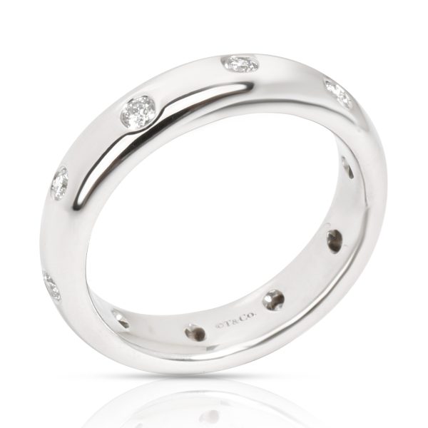 100966 pv Tiffany Co Etoile Diamond Band in Platinum 025 CTW