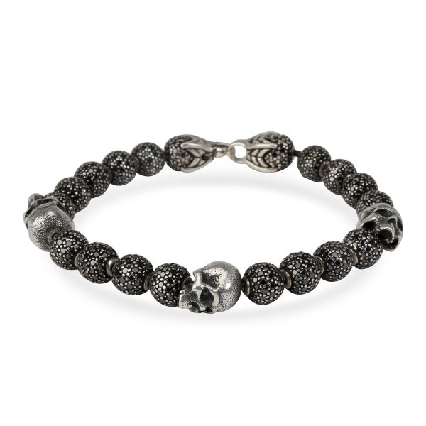 David Yurman Spiritual Beads Diamond Bracelet in Sterling Silver 1468 CTW David Yurman Spiritual Beads Diamond Bracelet in Sterling Silver 1468 CTW