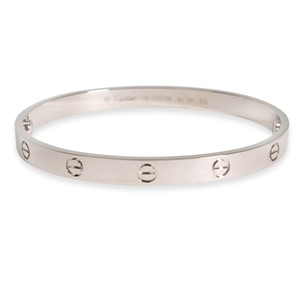 Cartier Love Bracelet in 18K White Gold Size 19 Cartier Love Bracelet in 18K White Gold Size 19