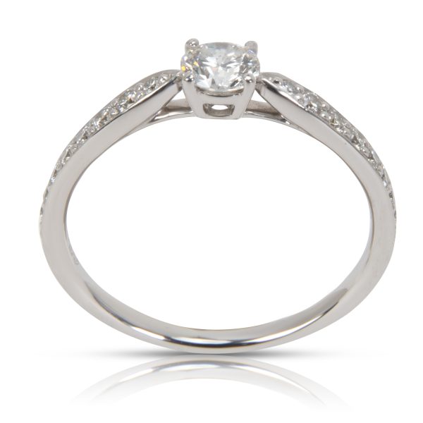 101106 pv Tiffany Co Harmony Diamond Engagement Ring in Platinum G VVS2 05 CT