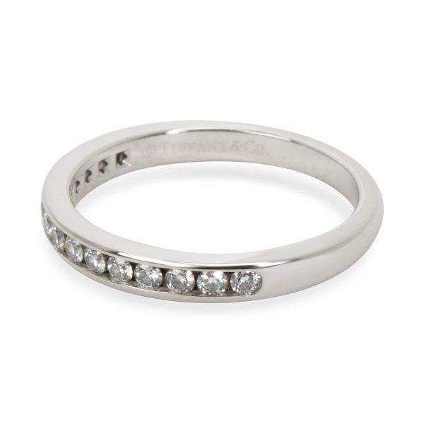 Band Platinum Tiffany Co Channel Set Diamond Wedding Band in Platinum 024 CTW