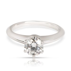 Tiffany Co Solitaire Diamond Engagement Ring in Platinum I VS2 082 CTW Louis Vuitton 2Way Bag Monogram Pochette Metis MM
