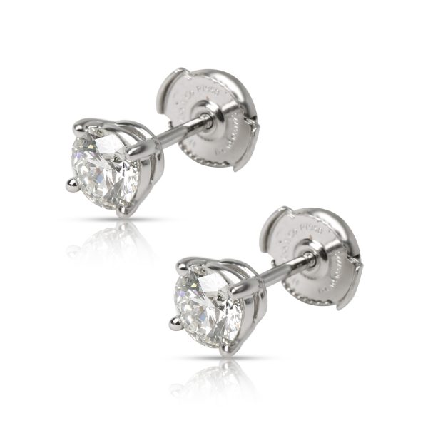 101479 sv 7d19ab36 39a9 46b5 9232 6bb02b0eca13 Tiffany Co Diamond Stud Earring in Platinum GIA 127 CTW I JVVS1 VVS2