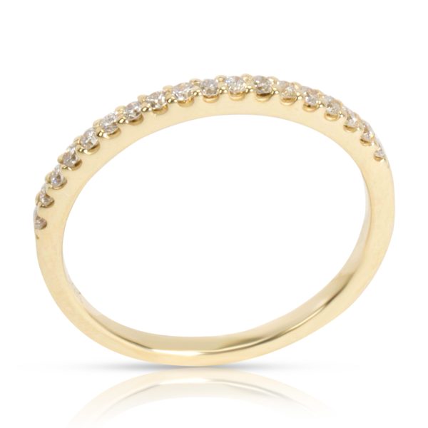 Micro Pave Diamond Band in 14K Yellow Gold 018 CTW Micro Pave Diamond Band in 14K Yellow Gold 018 CTW