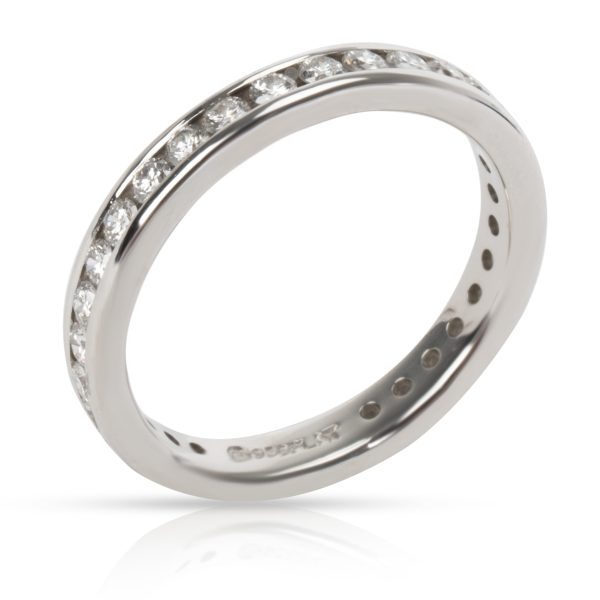 Gemma by WP Diamonds Channel Set Round Cut Diamond Eternity Band in Platinum 064 CTW