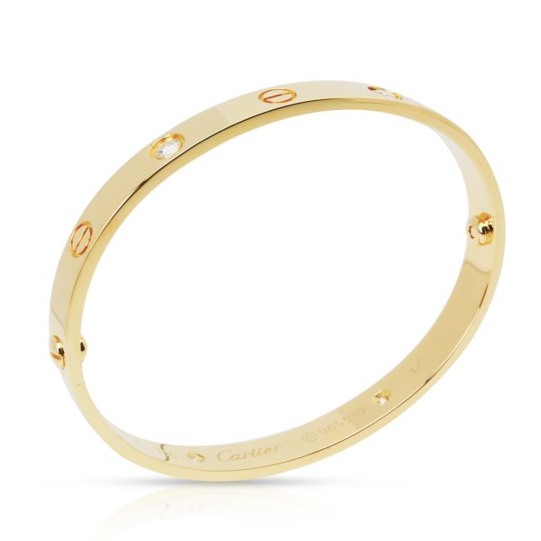 101615 pv 745ff816 d337 4937 8864 924e1f51de4c Cartier Love Diamond Bracelet in 18K Yellow Gold Size 17