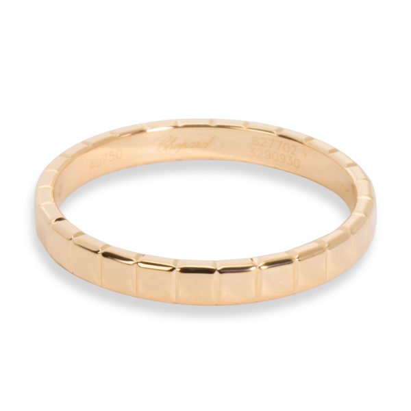 Rings Chopard Ice Cube Ring in 18K Rose Gold Cartier Size 54