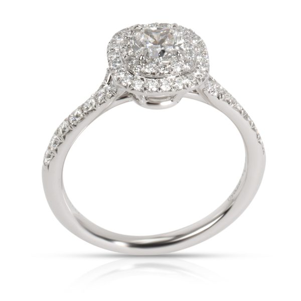 101655 pv 56940a45 8c4d 4639 bdfd 6b4d3f8807ca Tiffany Co Soleste Halo Diamond Engagement Ring in Platinum E IF 105 CTW