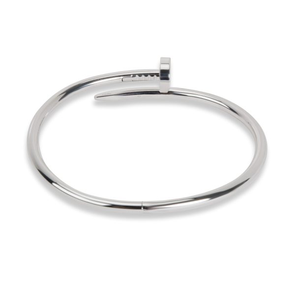 101674 bv Cartier Juste Un Clou Bracelet in 18KT White Gold Size 18