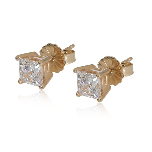 101738 sv 8ec88960 c19f 4f7d 8d6e dd61c53bc010 GIA Certified Princess Cut Diamond Earrings in 14K Yellow Gold 123 ctw EI1