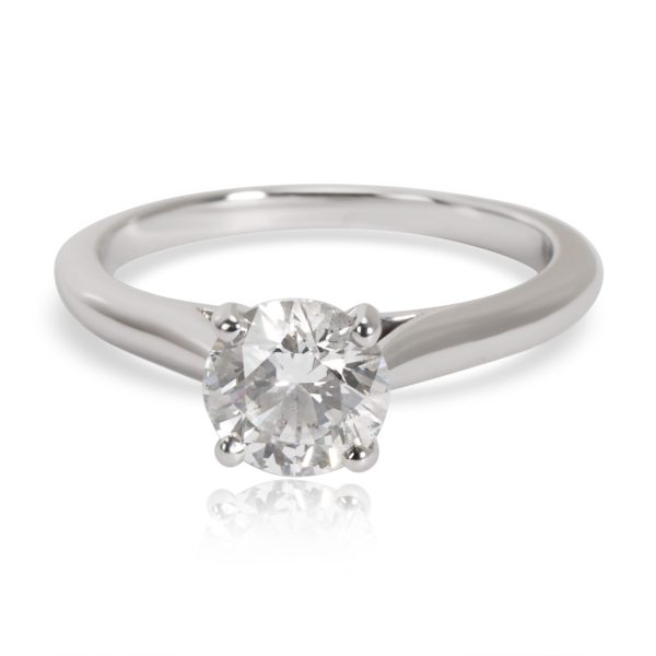 Rings Cartier Solitaire Diamond Engagement Ring in Platinum E VS2 070 CTW